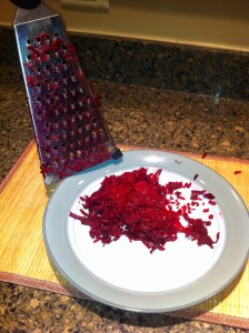 grate beets